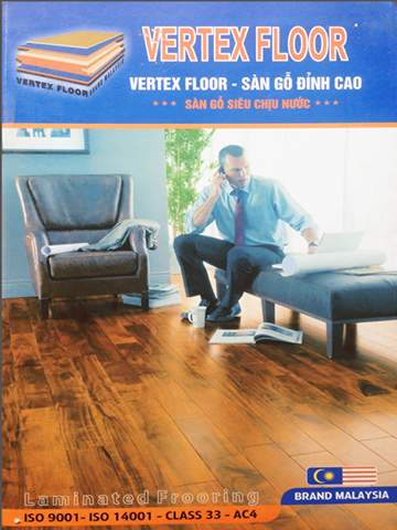 Sàn gỗ công nghiệp Vertex 12mm